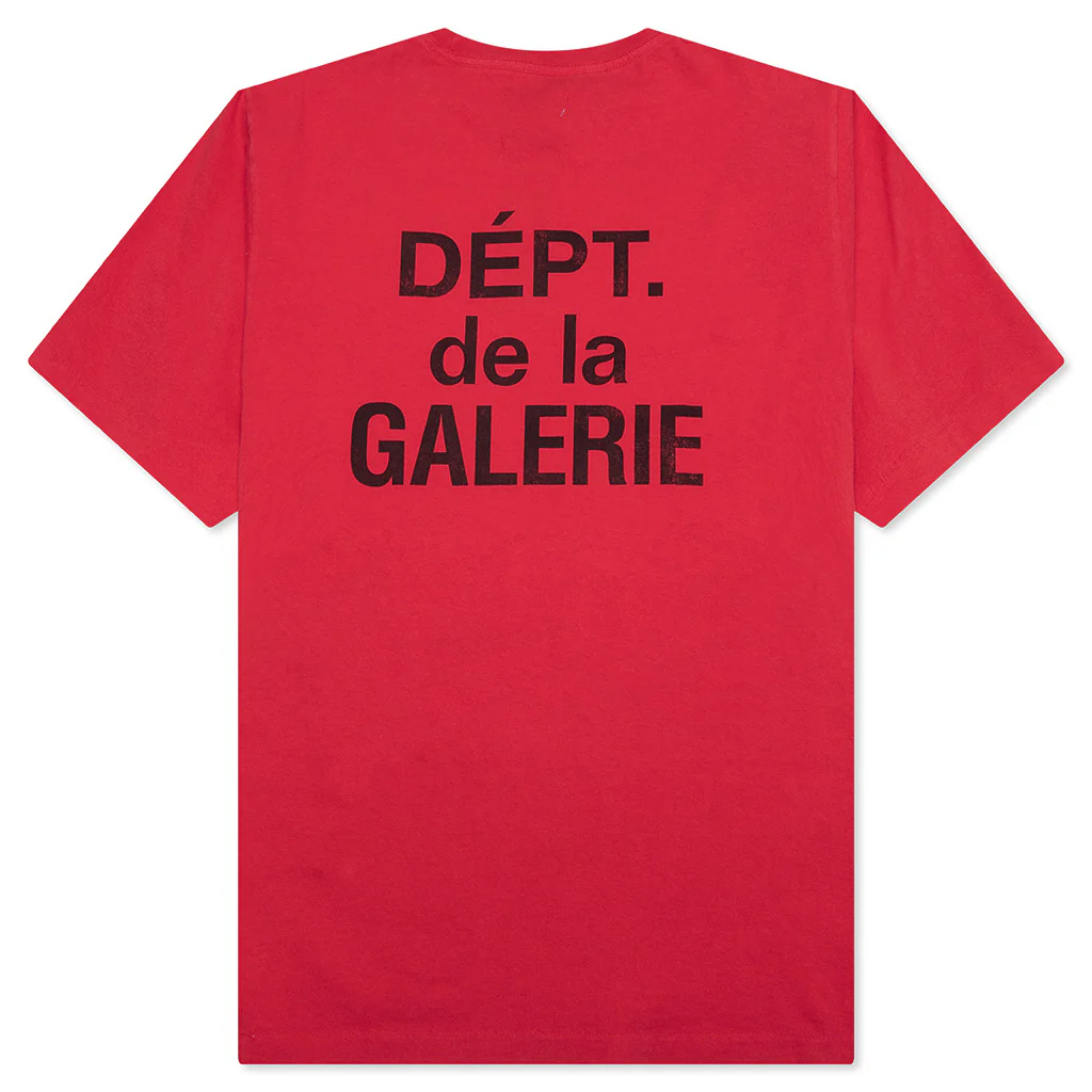 French S/S Tee - Red - Image 2