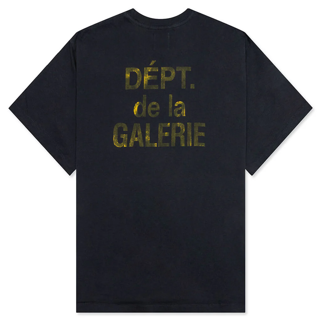 French Tee - Black - Image 2