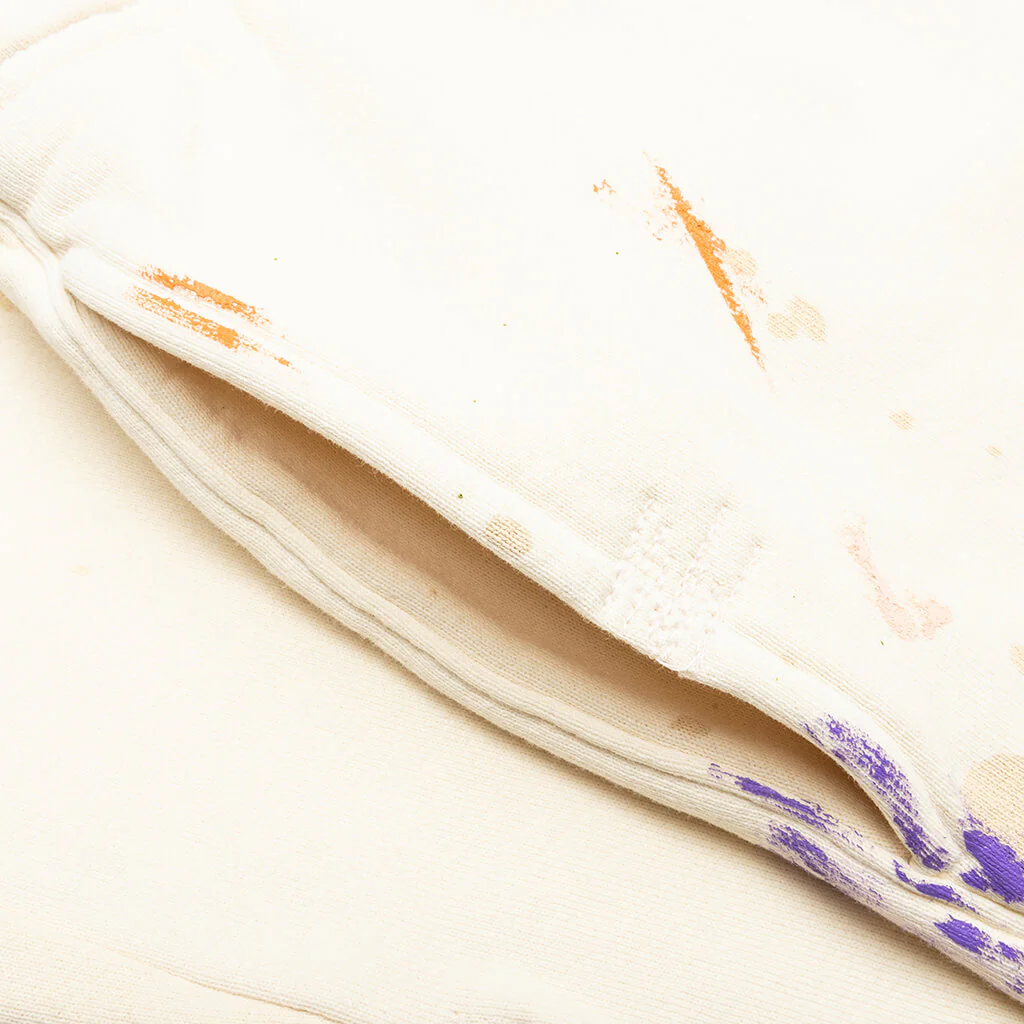 Logo Flare Sweatpants - White - Image 5