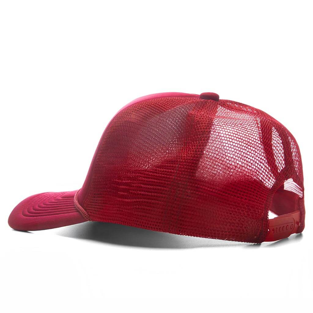 GD Logo Trucker Cap - Wine - Image 3