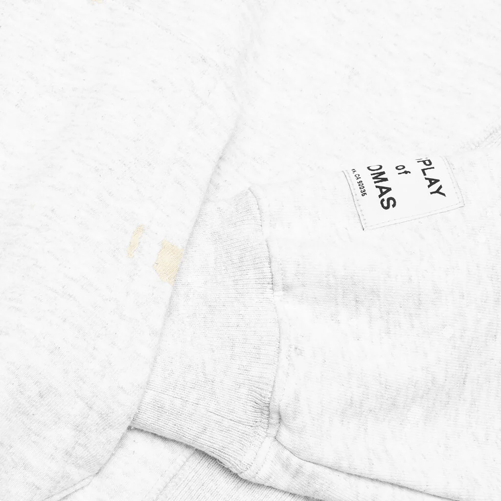 GD Paint Logo Hoodie - Light Heather Grey - Image 3