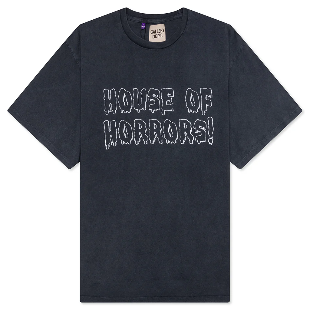 Horrors Tee - Vintage Black