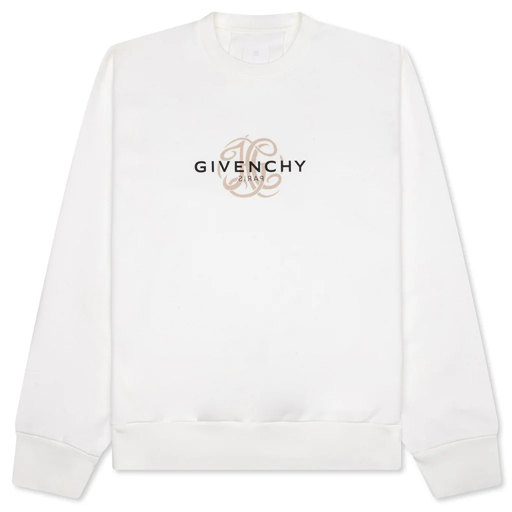 Fleece Reverse Sweatshirt - Off White