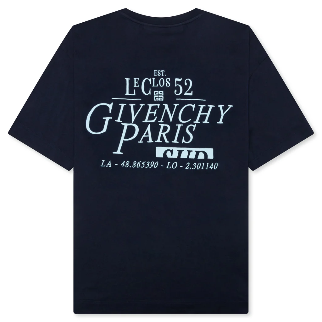 LeClos 52 Boxy T-Shirt - Navy - Image 2