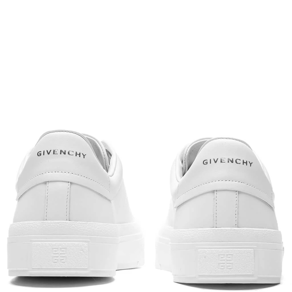 City Sport Lace Up Sneaker - White/Black - Image 4