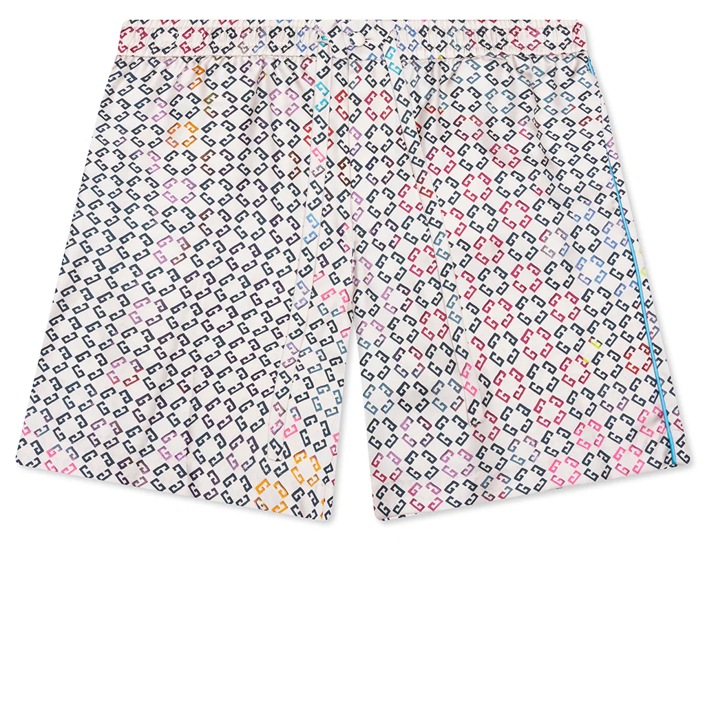 Monogram 72 Silk Pyjamas Shorts - Multicolored
