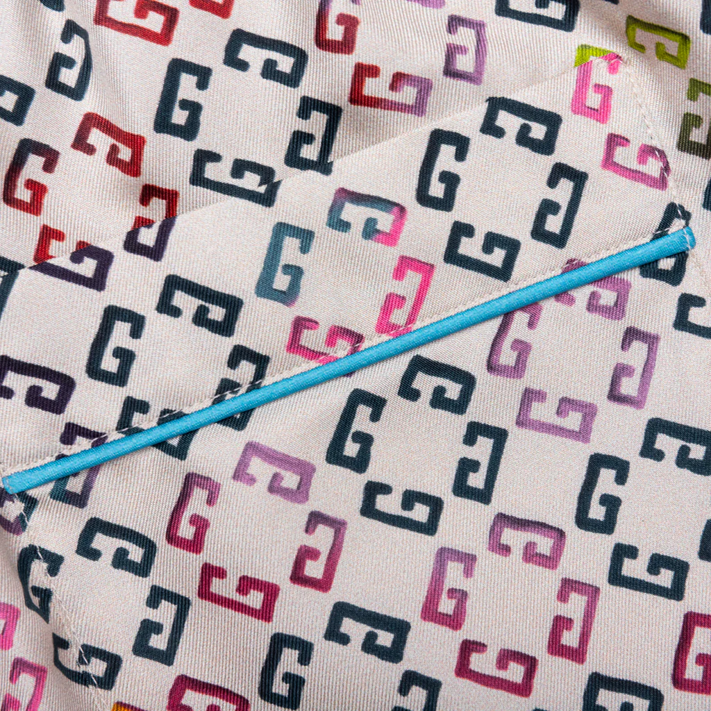 Monogram 72 Silk Pyjamas Shorts - Multicolored - Image 5
