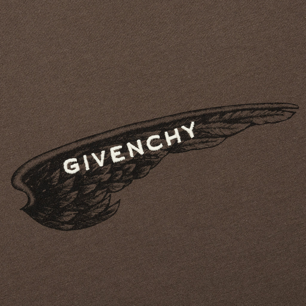 Wings Cotton T-Shirt - Khaki - Image 4