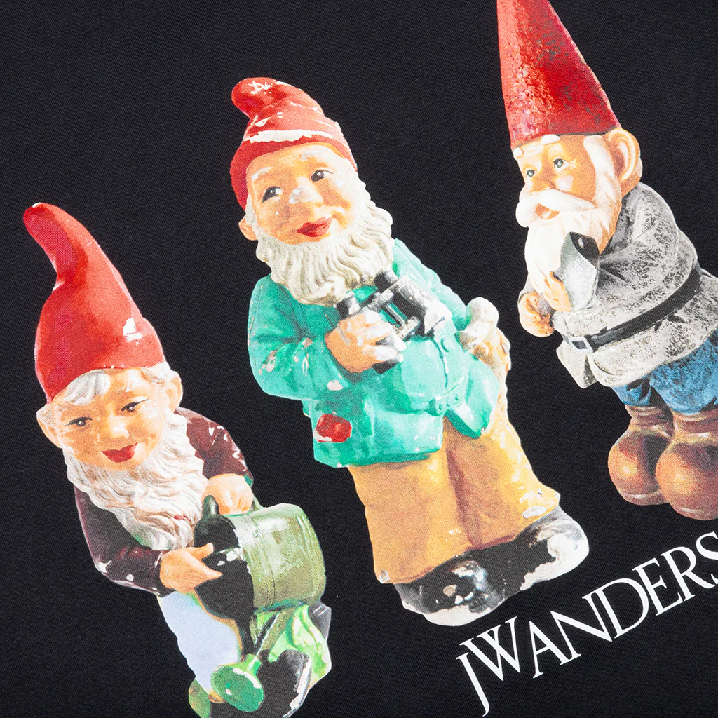 Gnome Trio T-Shirt - Black - Image 4