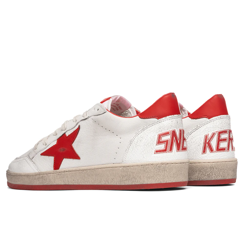 Ball Star - White/Strawberry Red - Image 3