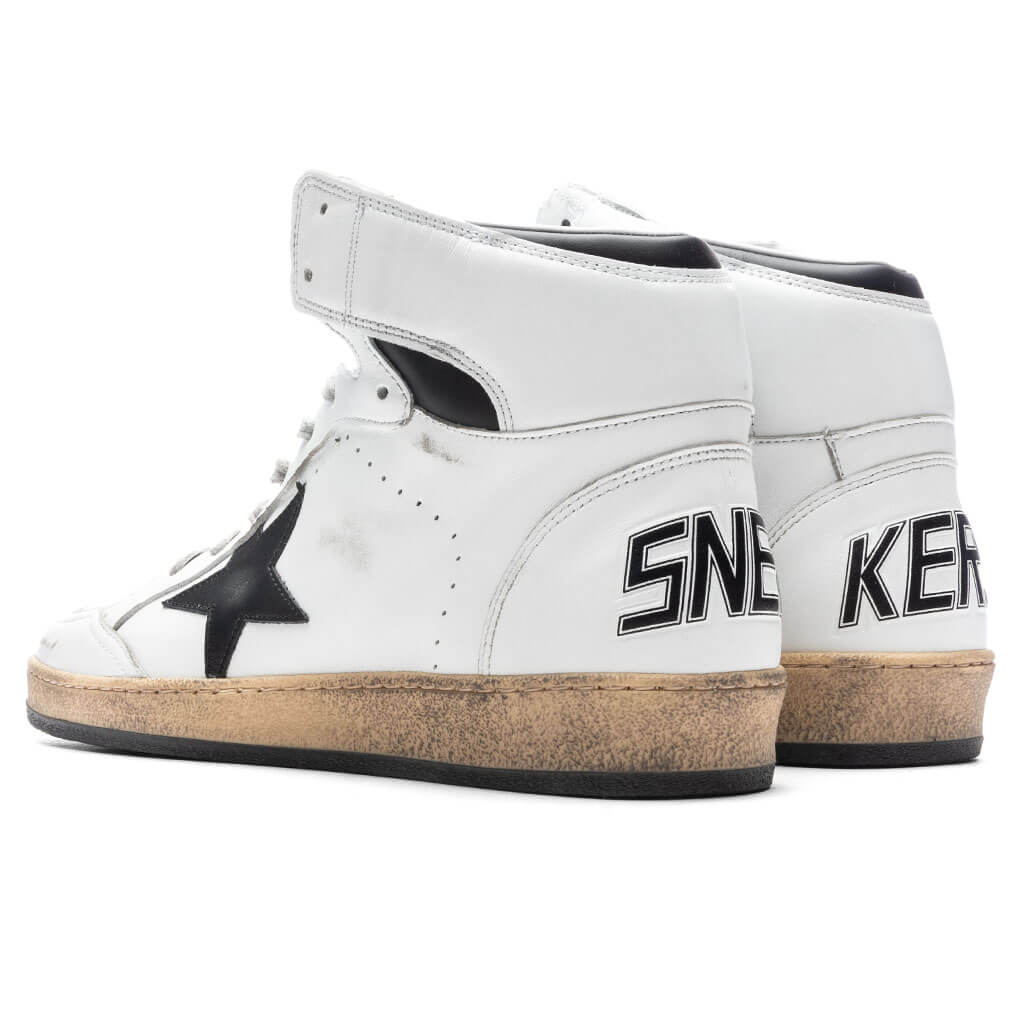 Sky Star Nappa Sneakers - White/Black - Image 3