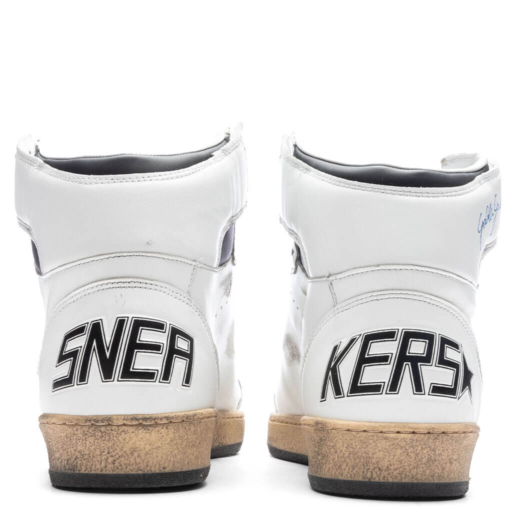 Sky Star Nappa Sneakers - White/Black - Image 4