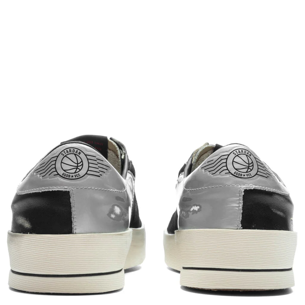 Stardan Suede and Nappa Sneaker - Black/Silver - Image 4