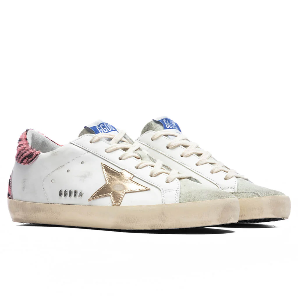 Women's Super-Star Sneakers - White/Taupe/Pink Black - Image 2