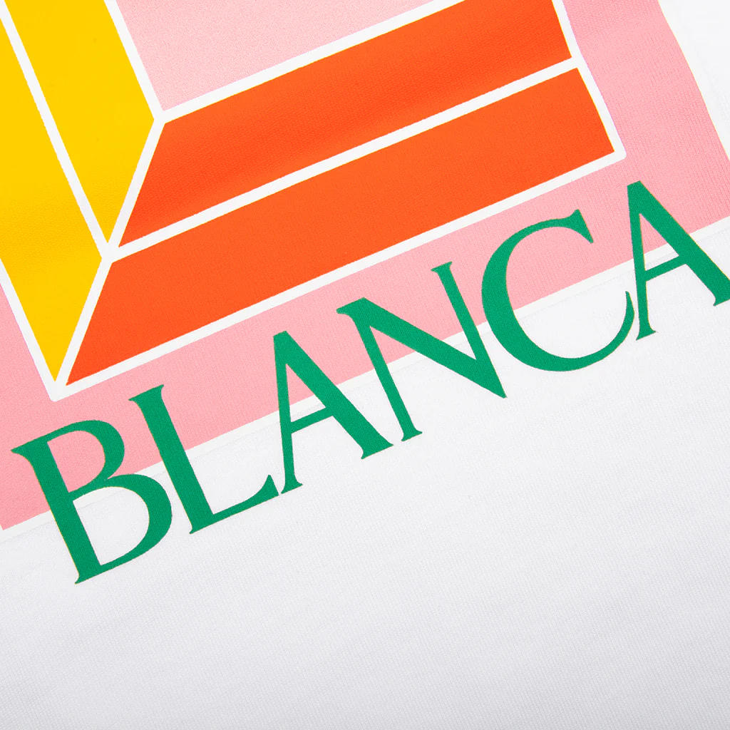 Gradient Arch Logo T-Shirt - White - Image 4