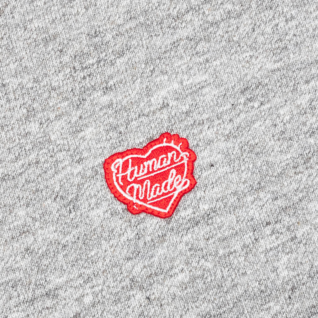 Heart Badge T-Shirt - Grey - Image 3