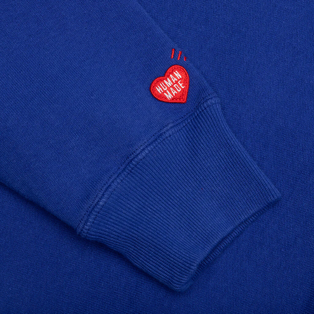 Heavy Weight Hoodie #1 - Blue - Image 4