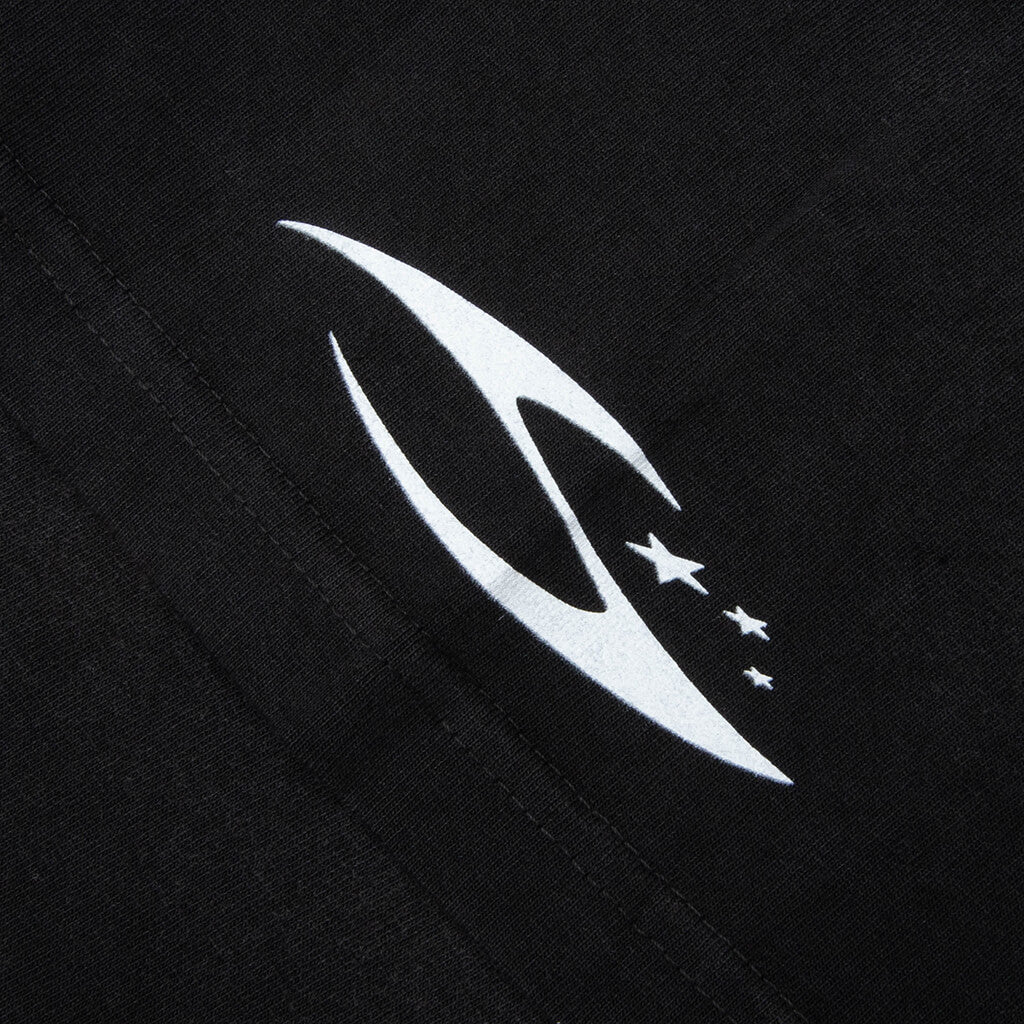 H Cursive Logo T-Shirt - Black - Image 5