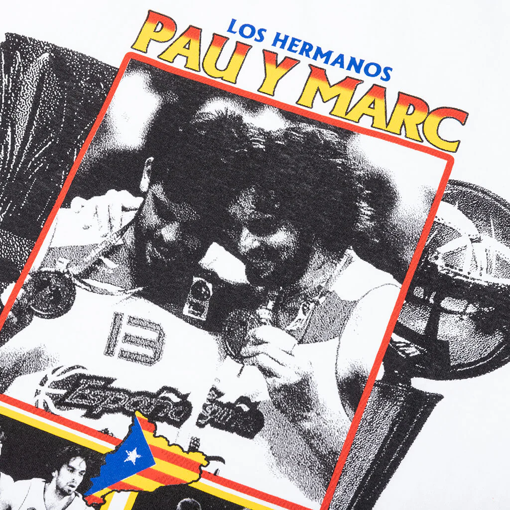 Hermanos Gasol Tee - White - Image 3