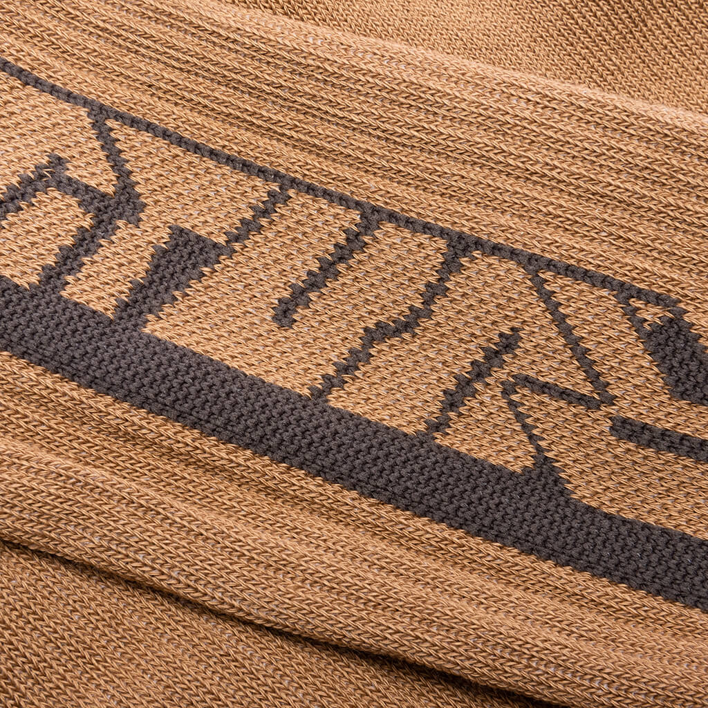 CTNMB Spray Long Socks - Tobacco Brown/Anthracite - Image 2