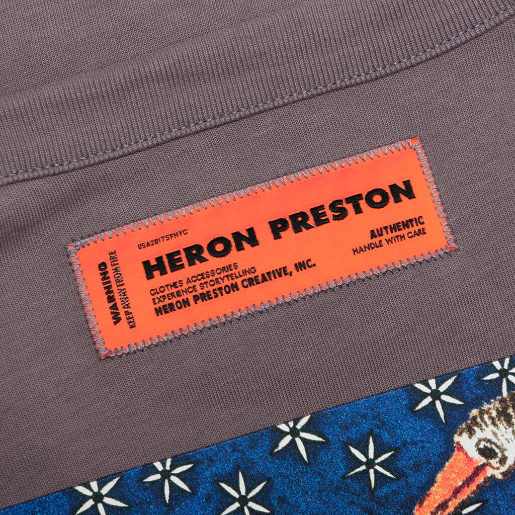 Medieval Heron S/S Tee - Grey/White - Image 5