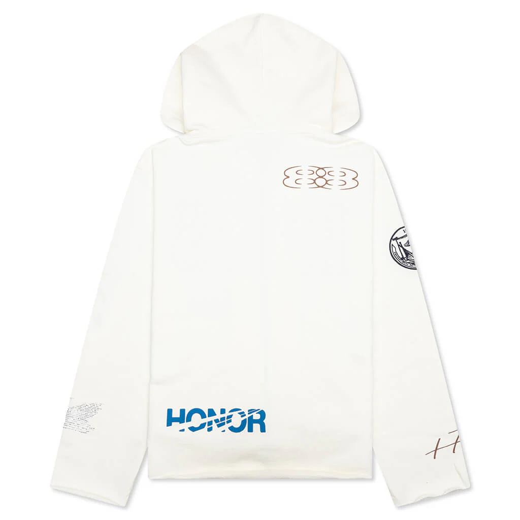 1988 Full Zip Hoodie - White - Image 2