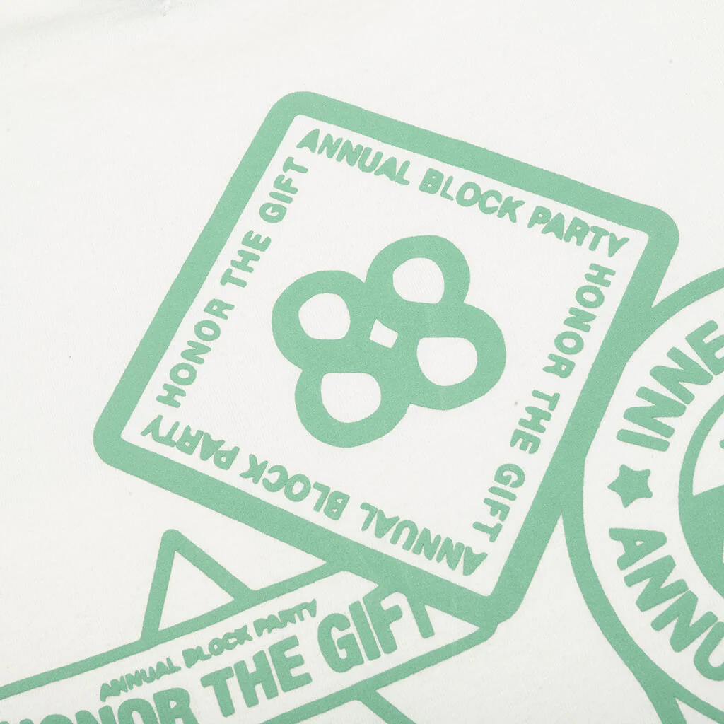 88 Block T-Shirt - Bone - Image 4