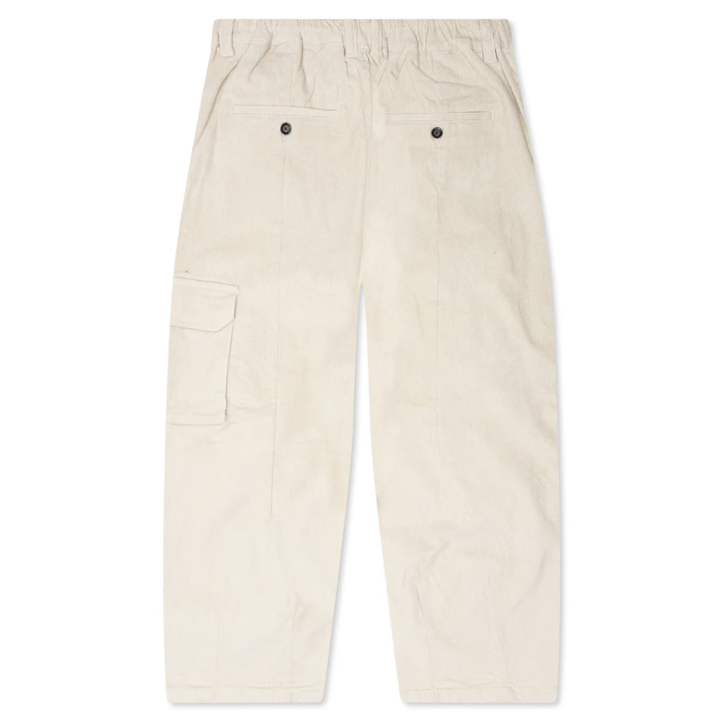 Corduroy Baggy Pant - Cream - Image 2