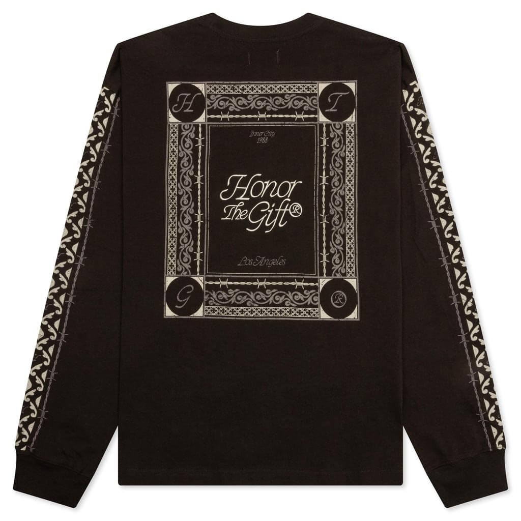 Holiday Honor the Gift Pattern L/S - Black - Image 2