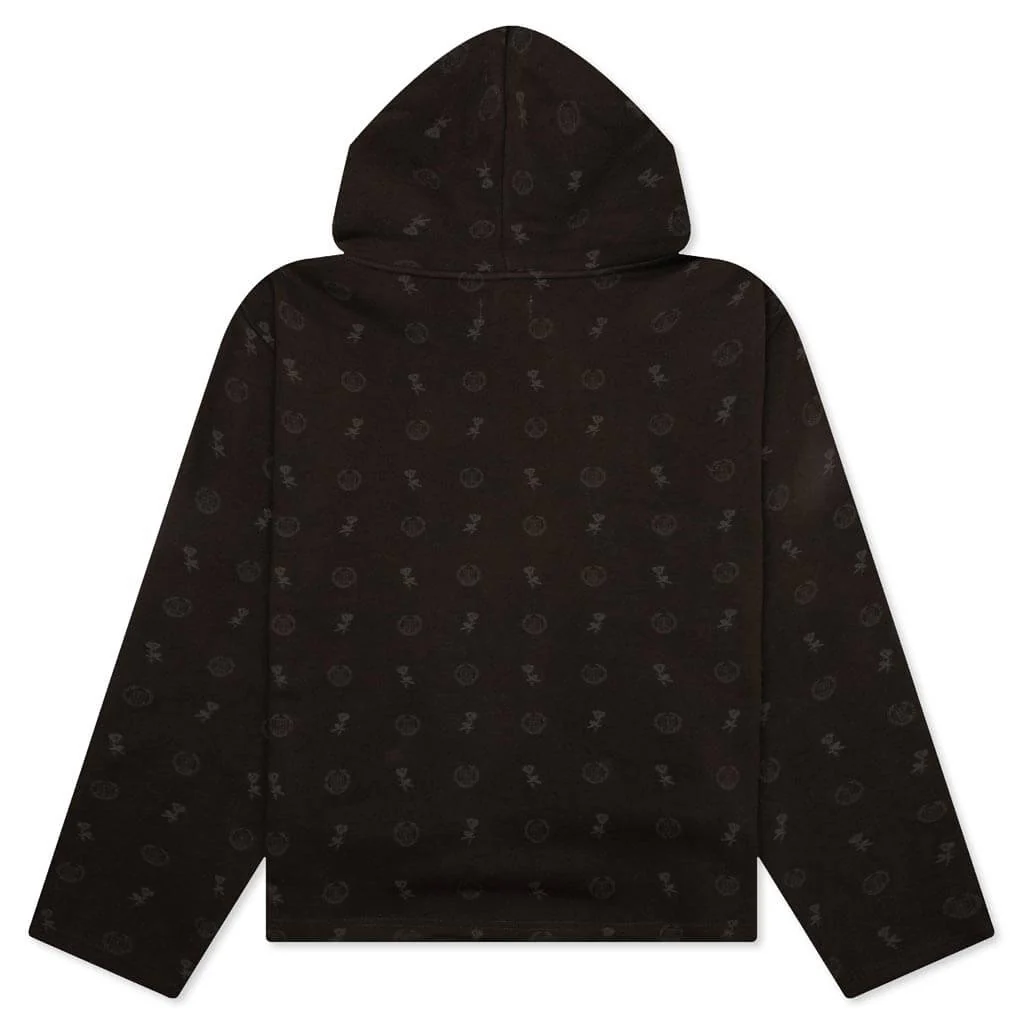 Holiday HTG Raw Edge Hoodie - Black - Image 2