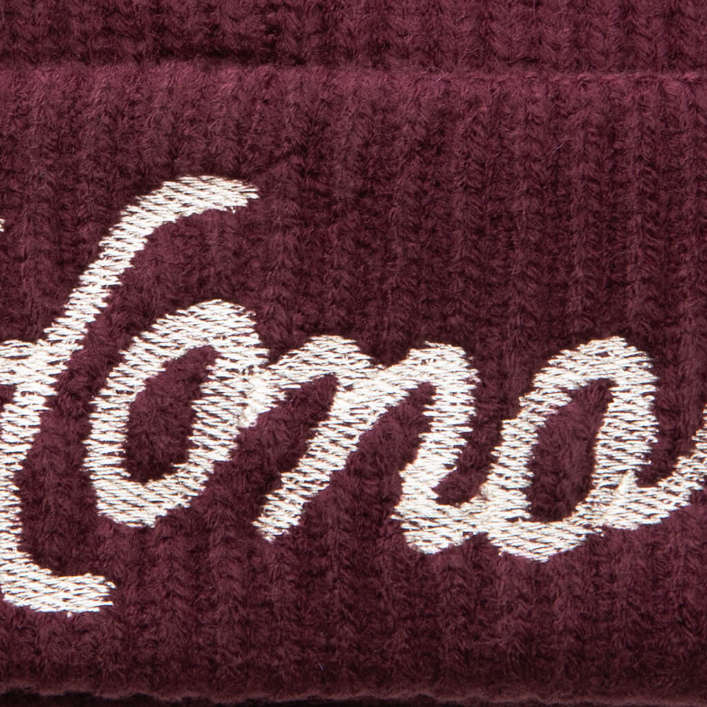 Honor Heavy Knit Beanie - Berry - Image 2