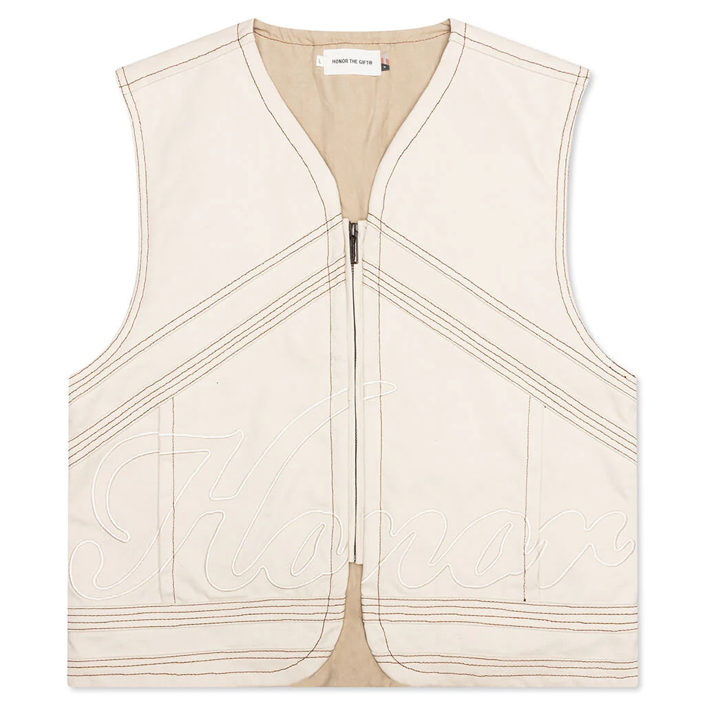 Honor Riding Vest - Bone