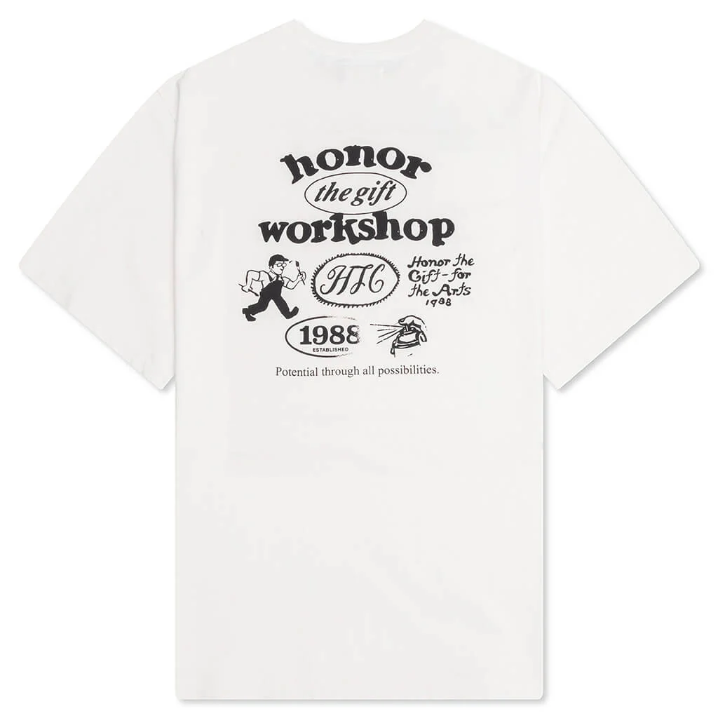 Honor Workshop Tee - Bone - Image 2