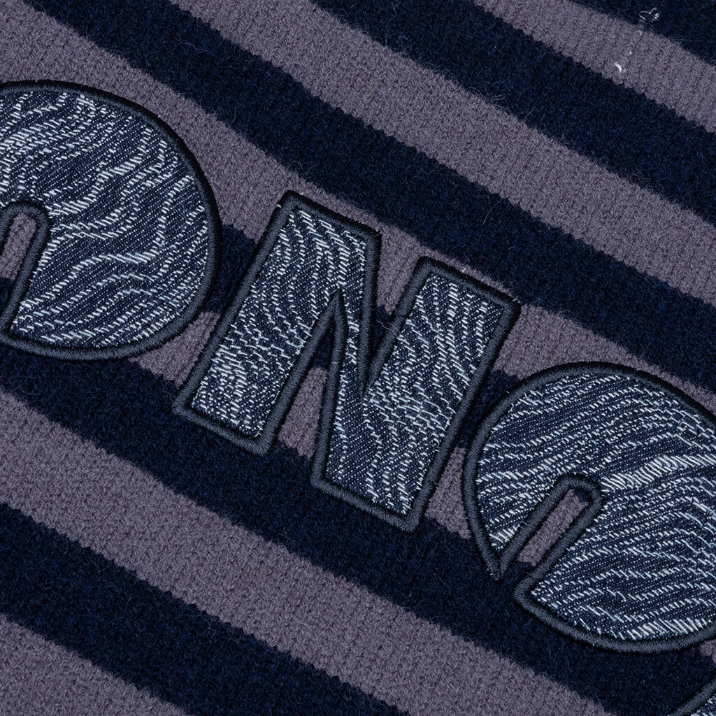 Multi Stripe Crewneck - Navy - Image 3