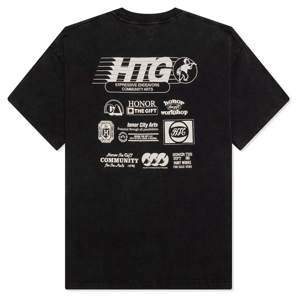 Paint Works Tee - Black - Image 2