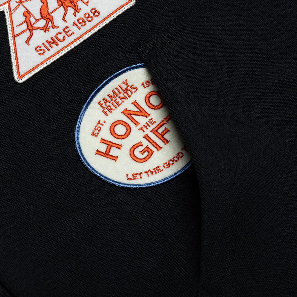 Patchwork Party Hoodie - Black - Image 3