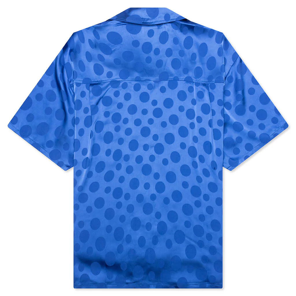 Polka Dot Camp Shirt - Blue - Image 2