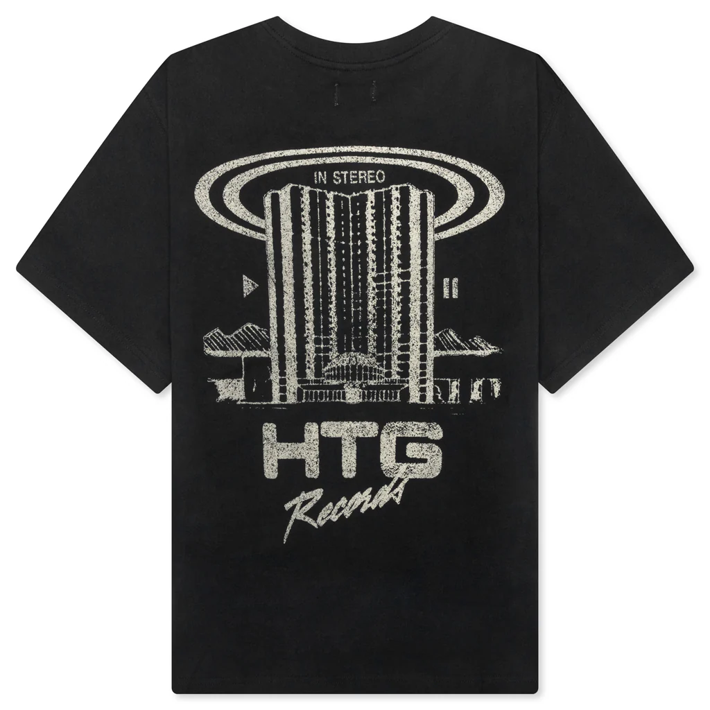 Records Tee - Black - Image 2