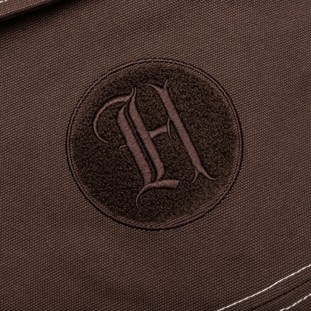 Script Carpenter Jacket - Brown - Image 6