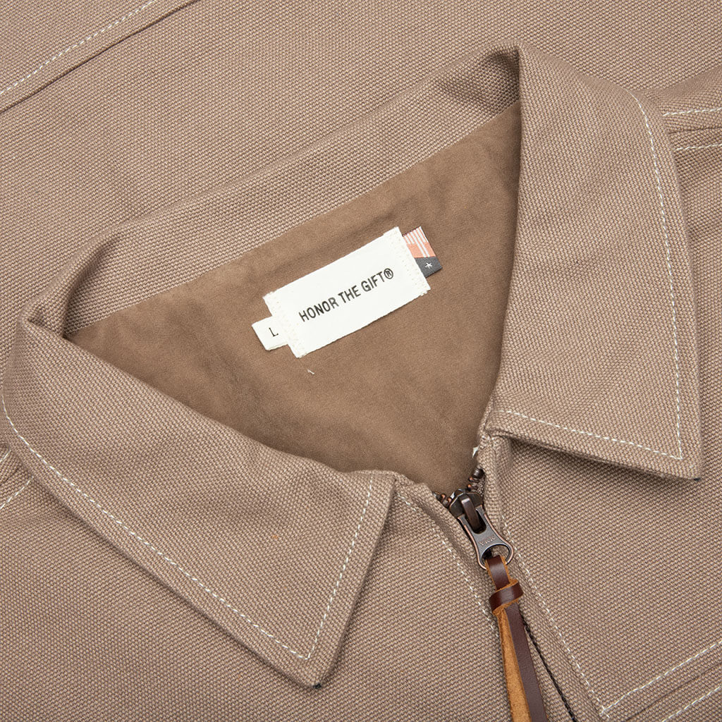 Script Carpenter Jacket - Light Brown - Image 3