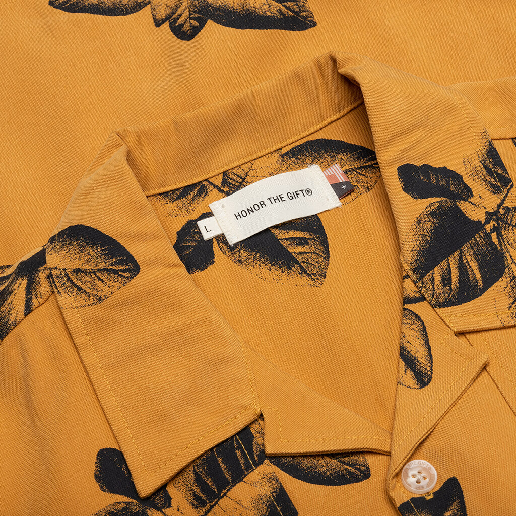 Tobacco S/S Button Up - Mustard - Image 4