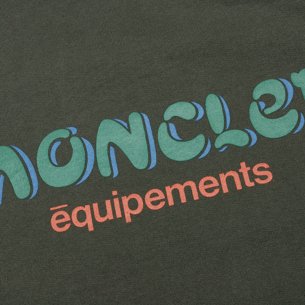 Moncler Genius x Salehe Bembury Logo Hoodie - Olive - Image 5