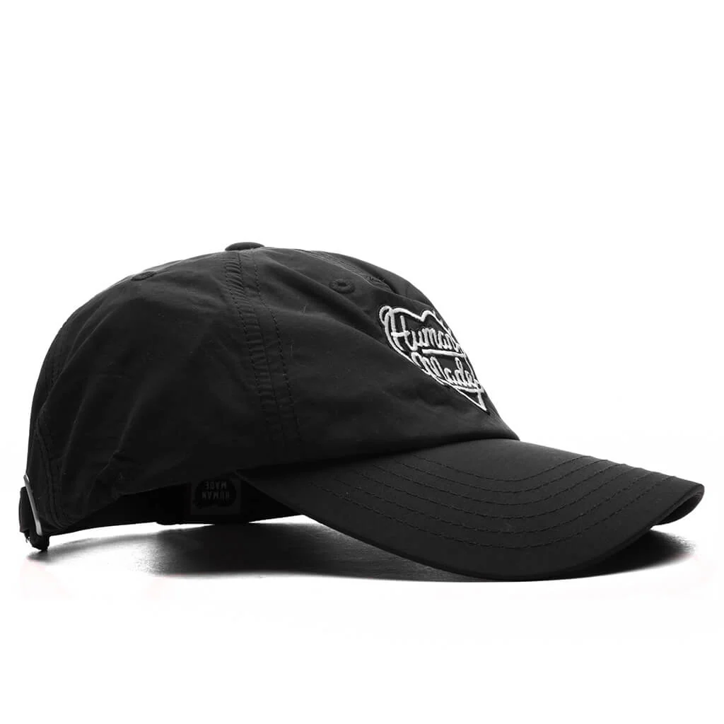 5 Panel Nylon Cap - Black - Image 3