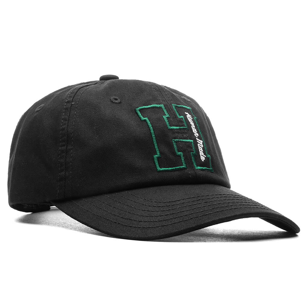 6 Panel Twill Cap #2 - Black - Image 3