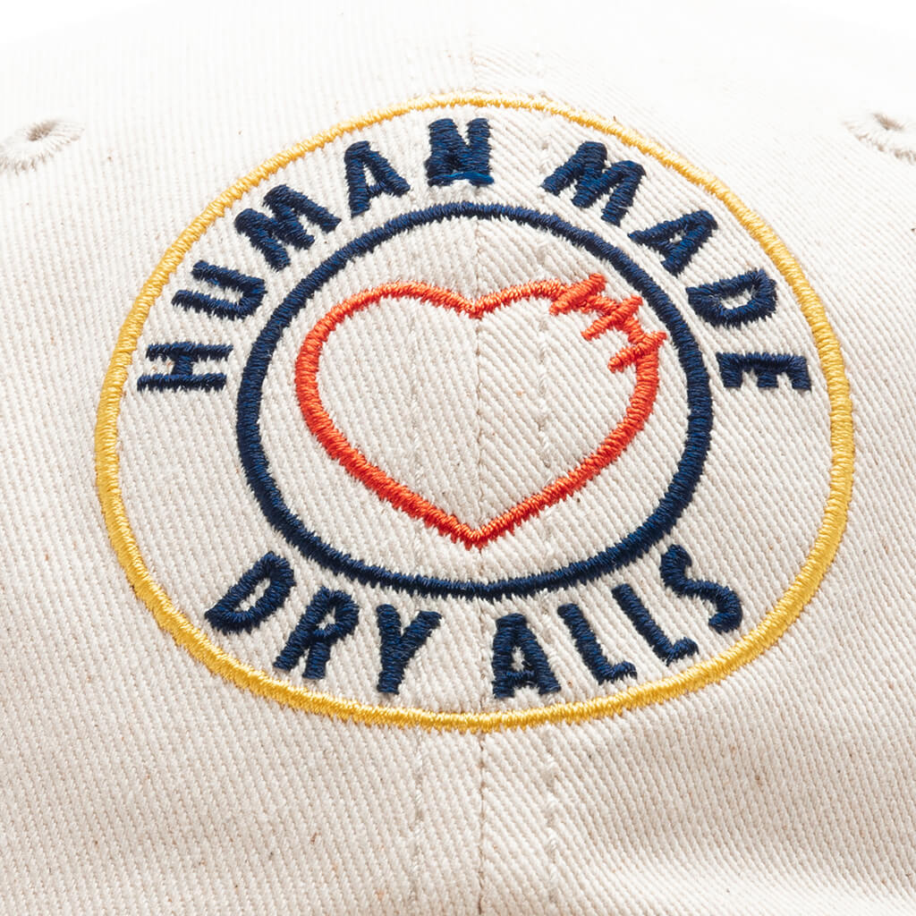 6 Panel Twill Cap #2 - White - Image 2