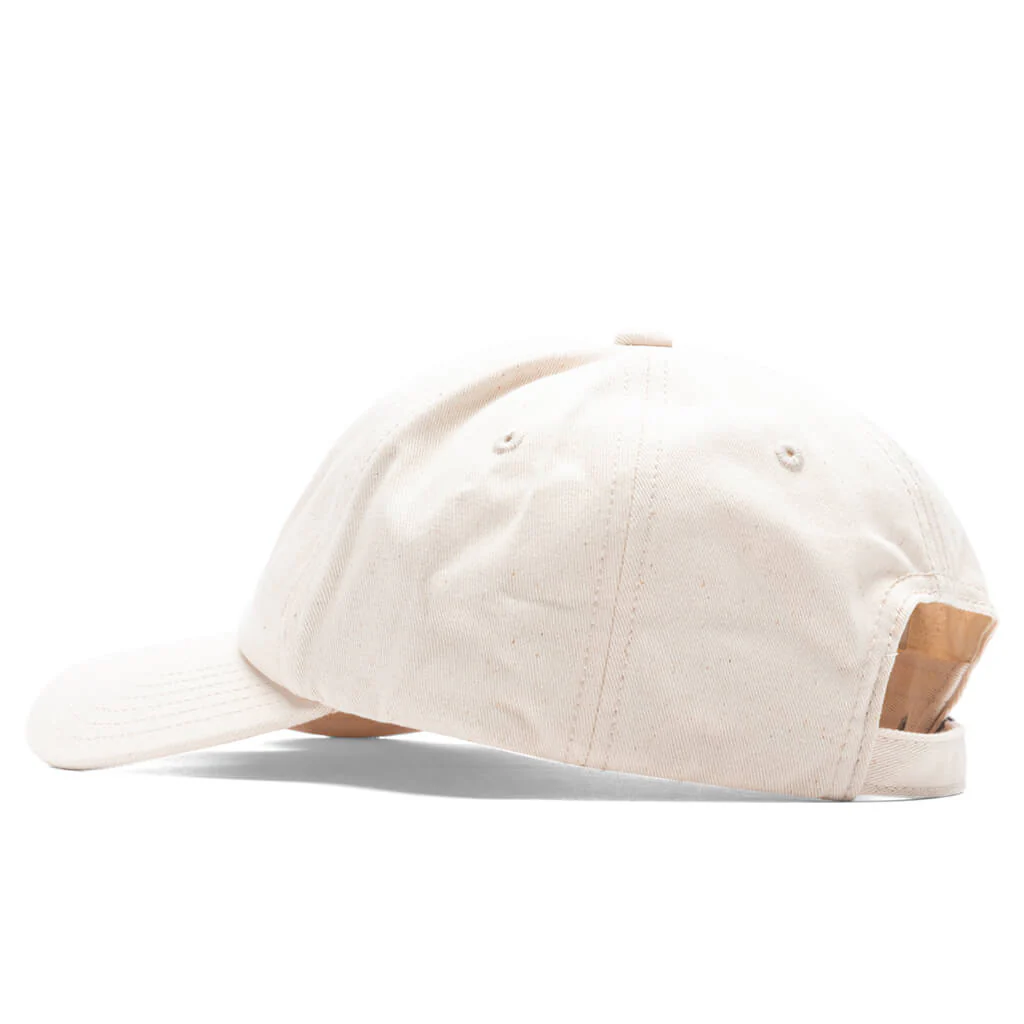 6 Panel Twill Cap #2 - White - Image 4