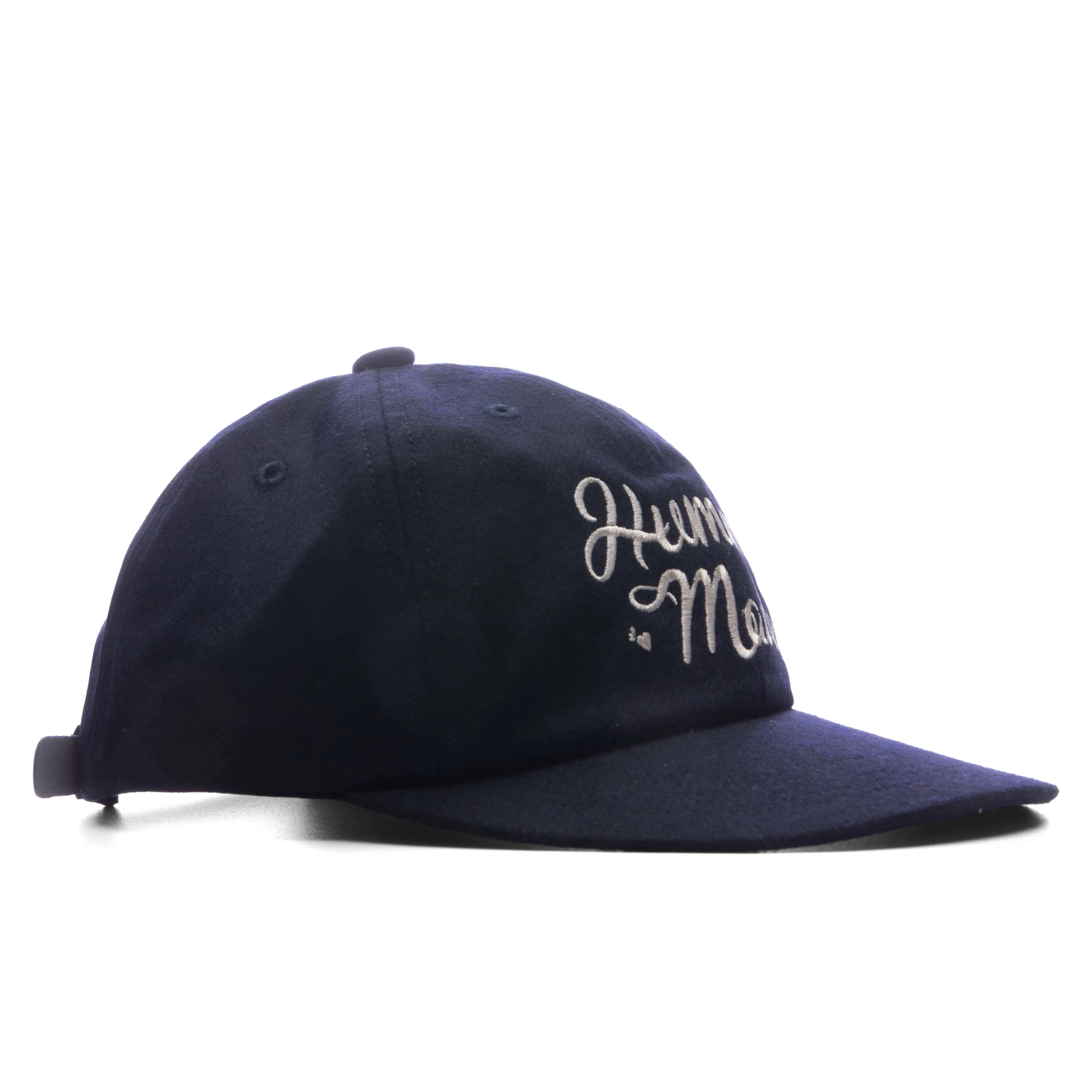 6 Panel Wool Cap - Navy - Image 3