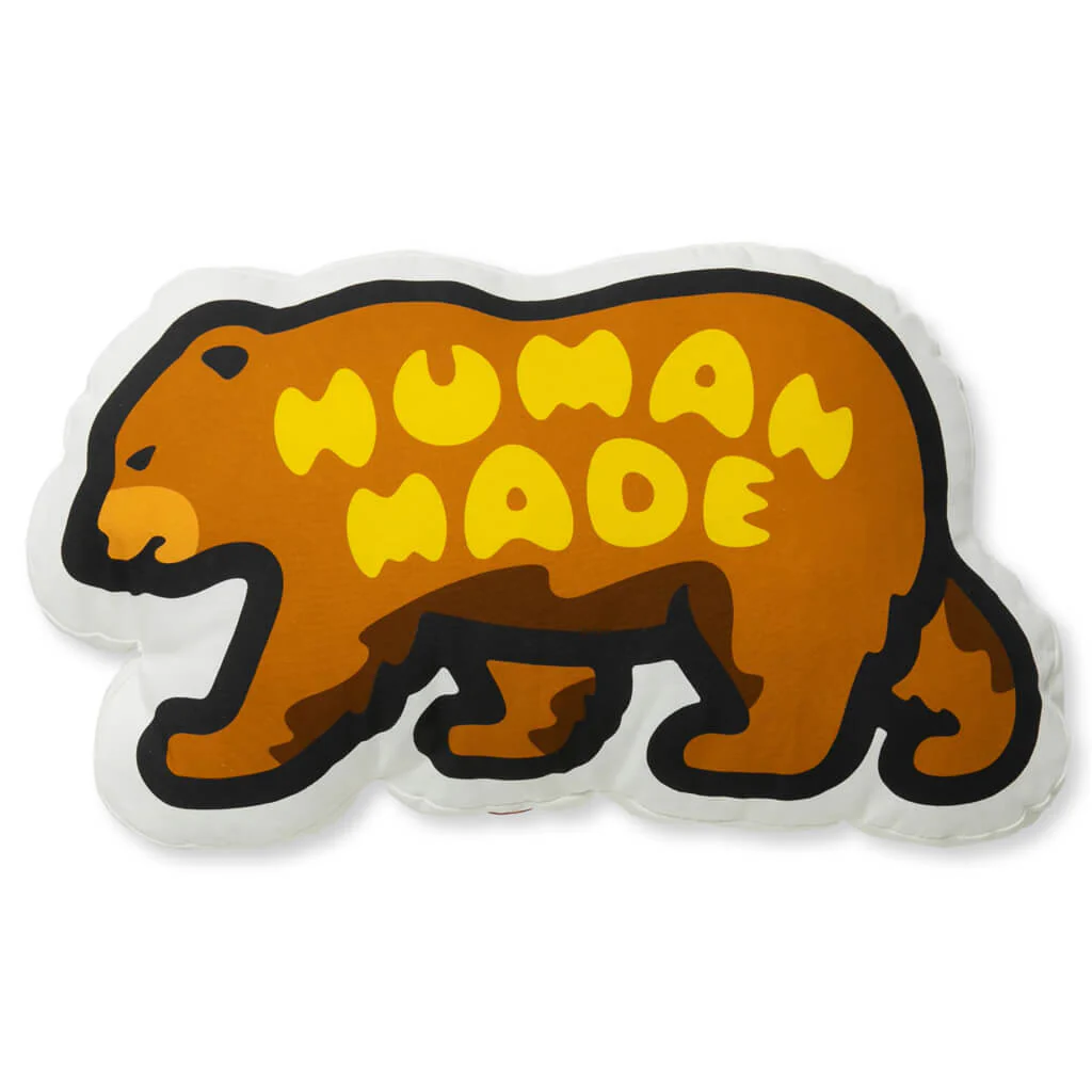 Brown Bear Cushion - Brown - Image 2