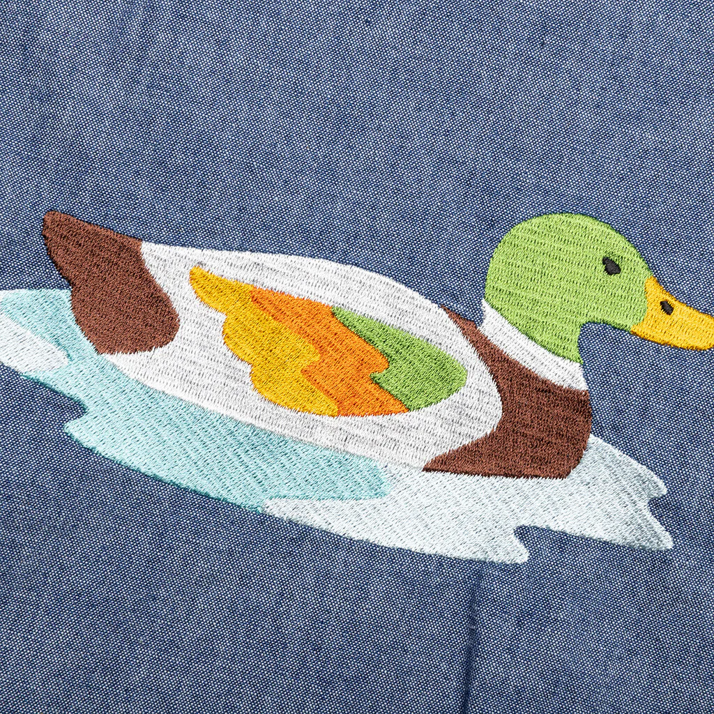 Chambray L/S Shirt - Blue - Image 6