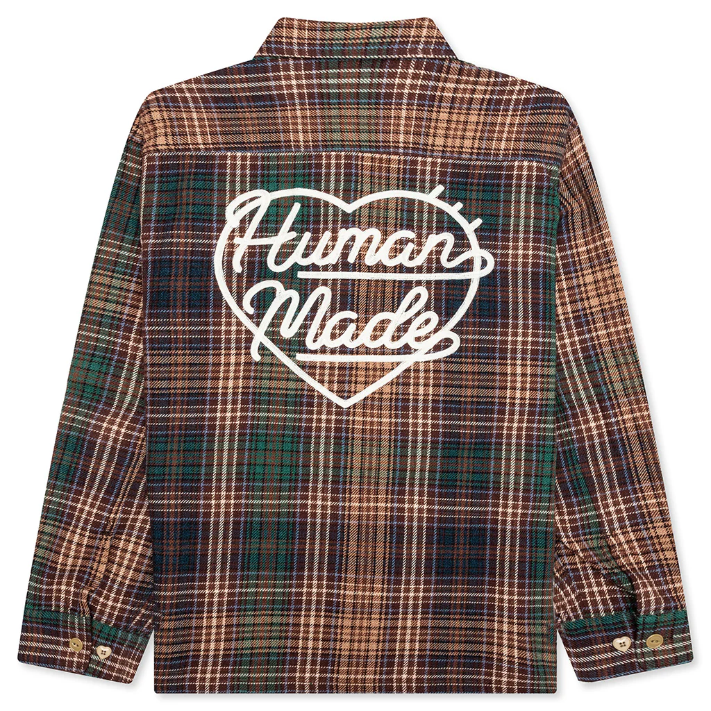 Check Shirt - Brown - Image 2